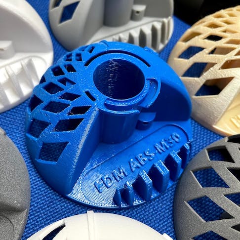 FDM ABS-M30 Blue and other materials